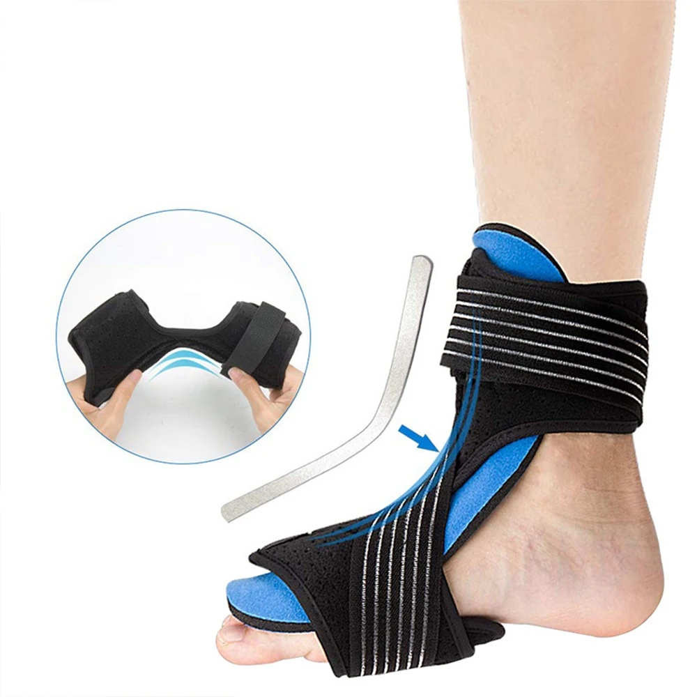 

Plantar Fasciitis Dorsal Ankle Brace Night Splint Foot Drop Orthosis Ankle Splint Support+Massage Ball Foot Orthosis Stabilizer