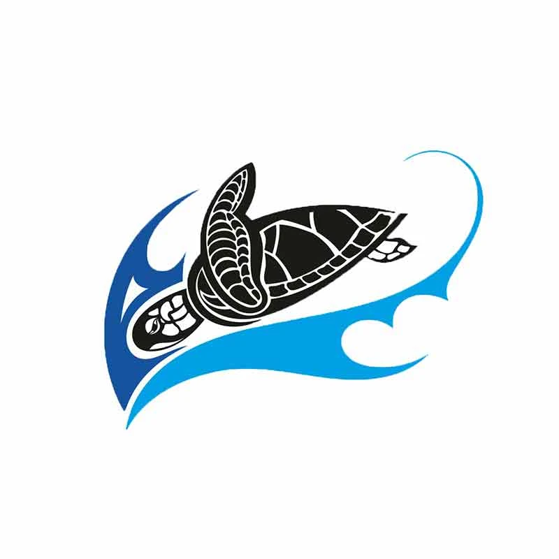 SZWL креативная в виде черепахи Смешные автомобильные наклейки прекрасно наклейка