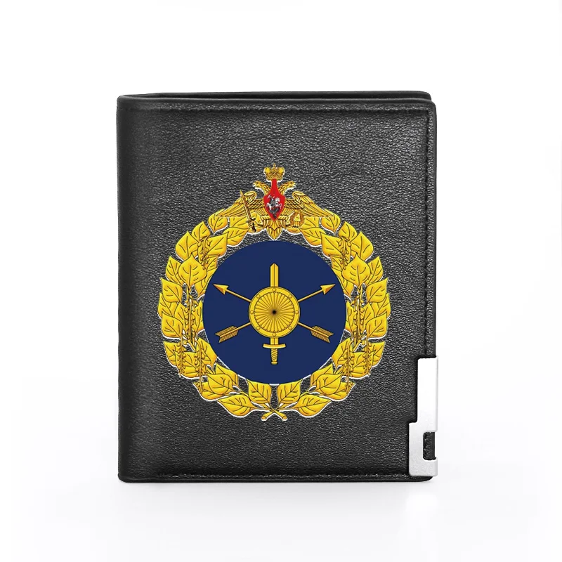

Россия РВСН с принтом из искусственной кожи чехол-бумажник Для мужчин кредитной держатель для карт короткий кошелек мужской