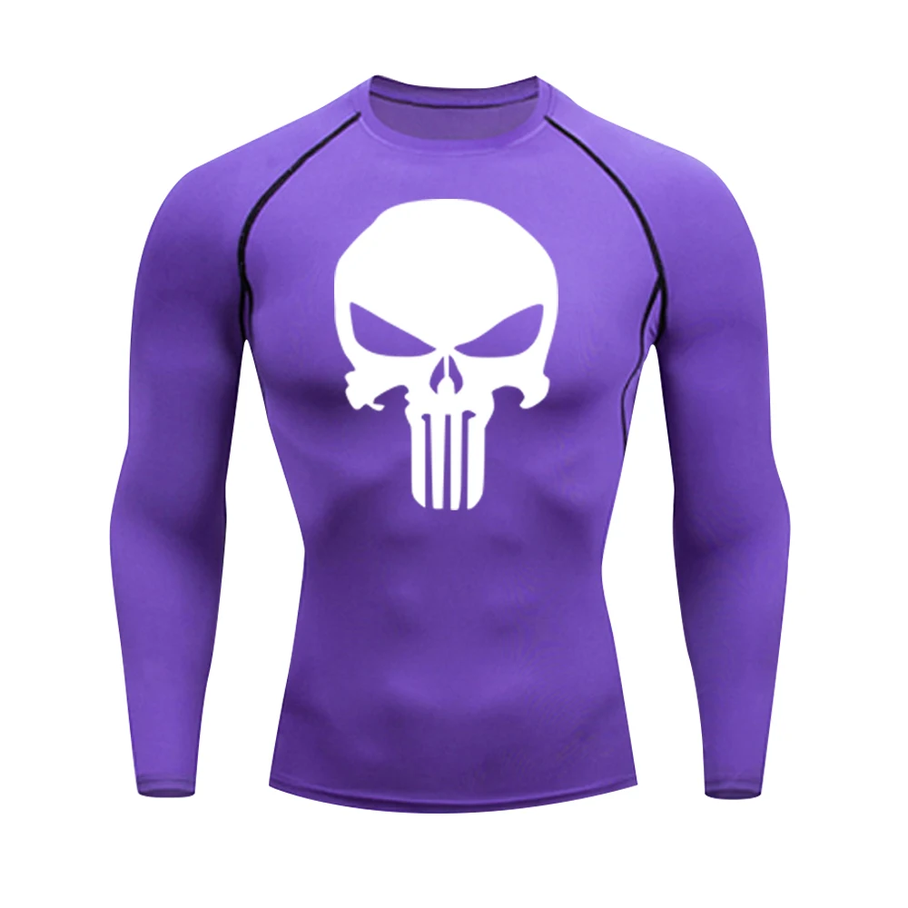 Men Compression Gym Running Clothing Fitness Tight Long Sleeve Sport T shirt Training Jogging Shirts Sportswear Quick Dry New