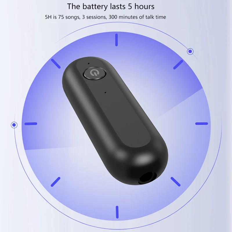 

3.5MM Jack Bluetooth Receiver Wireless Aux Bluetooth 5.0 Adapter Handsfree Stereo Audio Music Receiver For Car Headphone