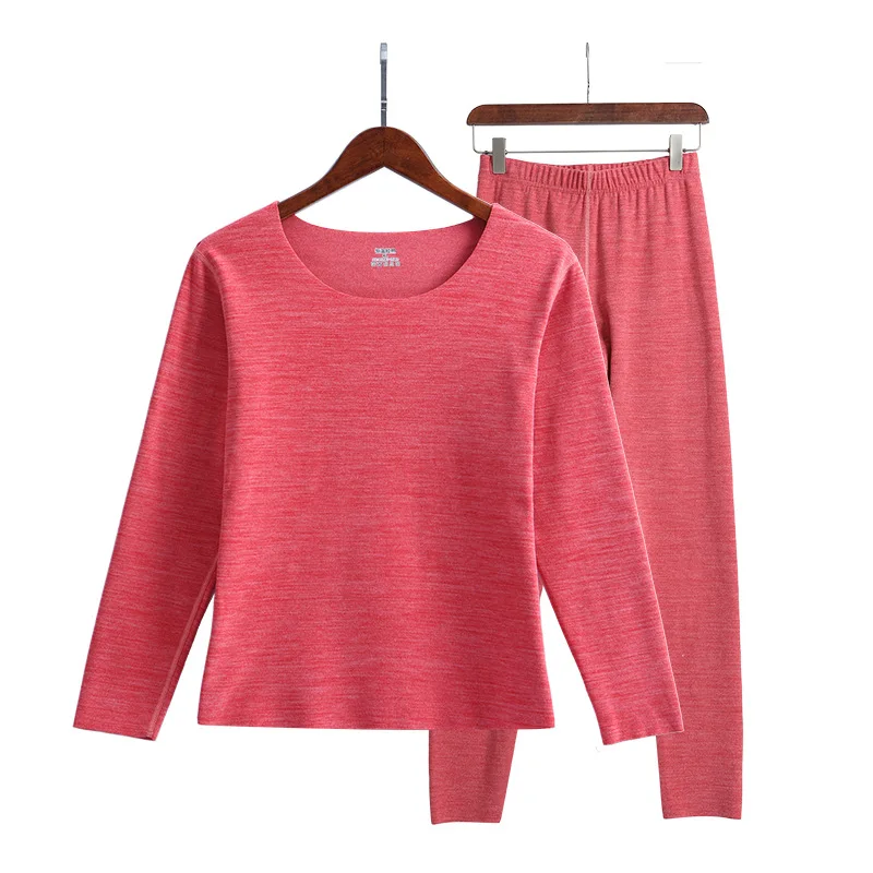 

Winter O-Neck Thick Underwear sets Underwear Women's Intimates Thermal Underwear Sets