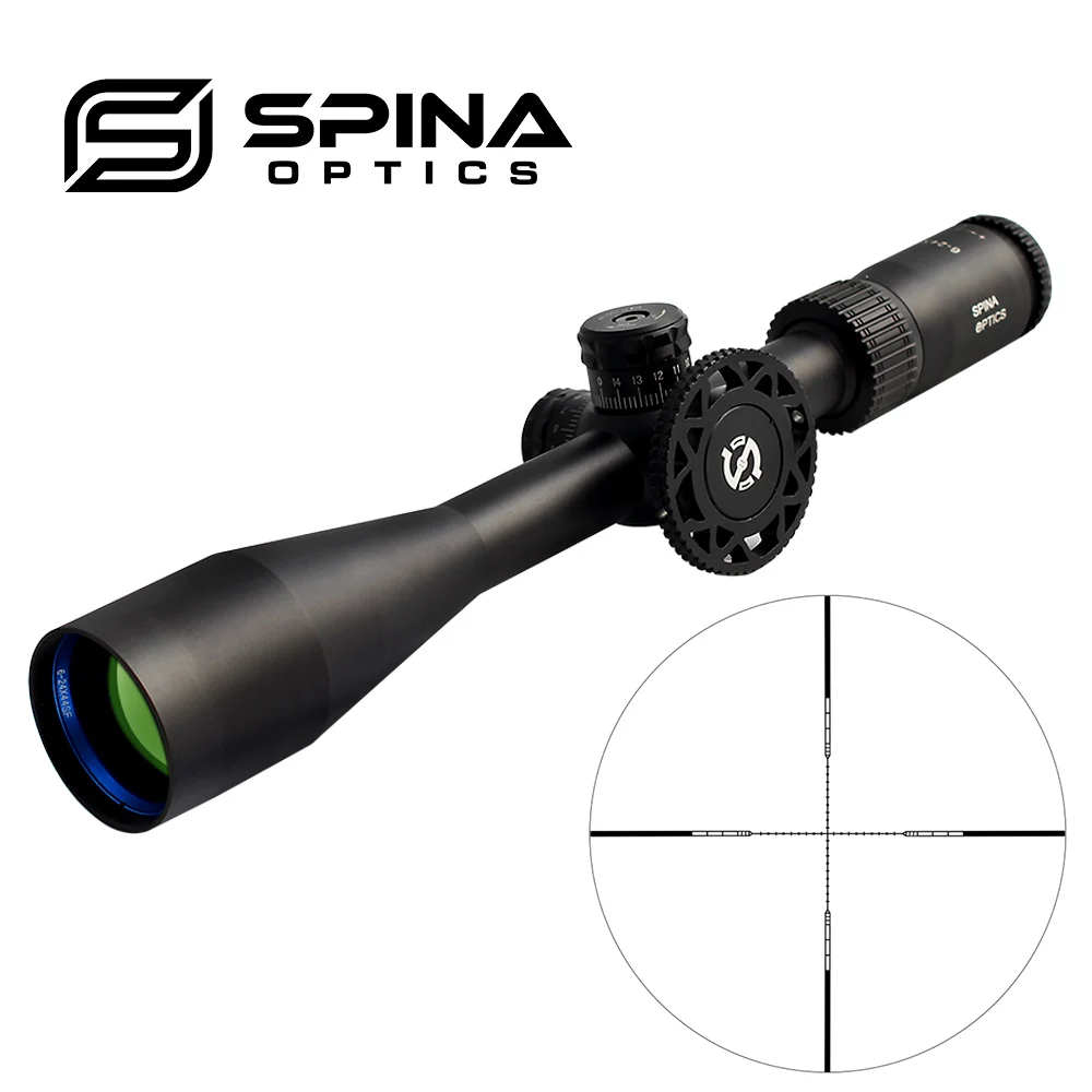 Оптический прицел SPINA OPTICS 6 24X44 SF оптический SFP MIL с боковой фокусировкой и дальним
