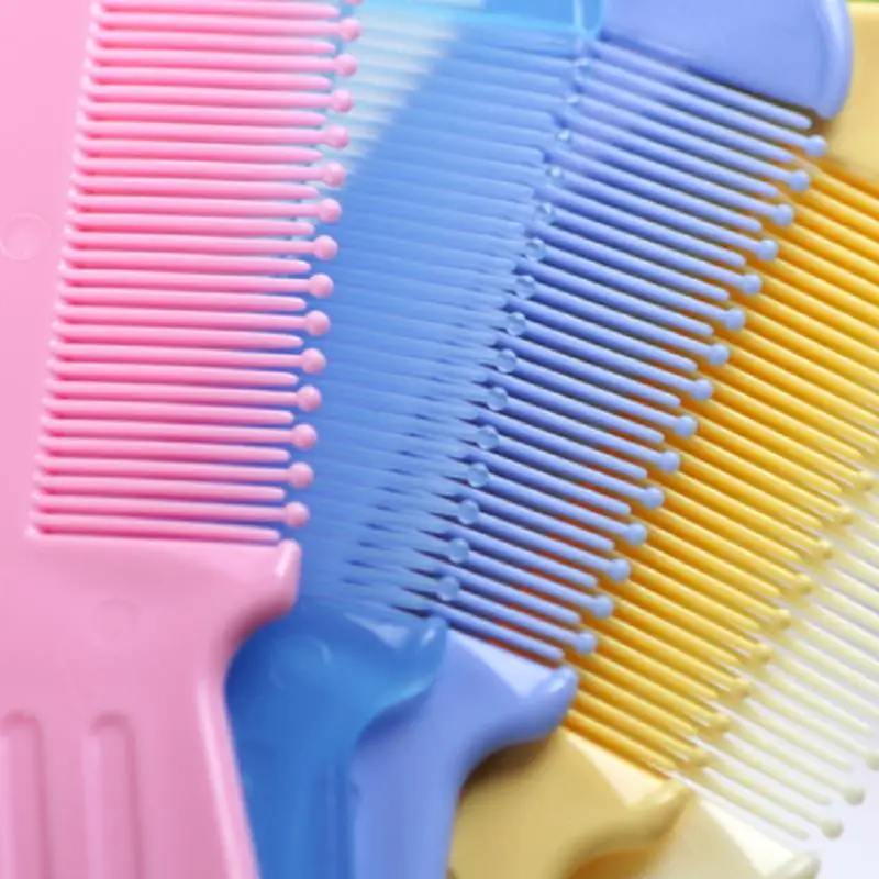 Безопасный детский пластиковый гребень для волос отправляются случайный