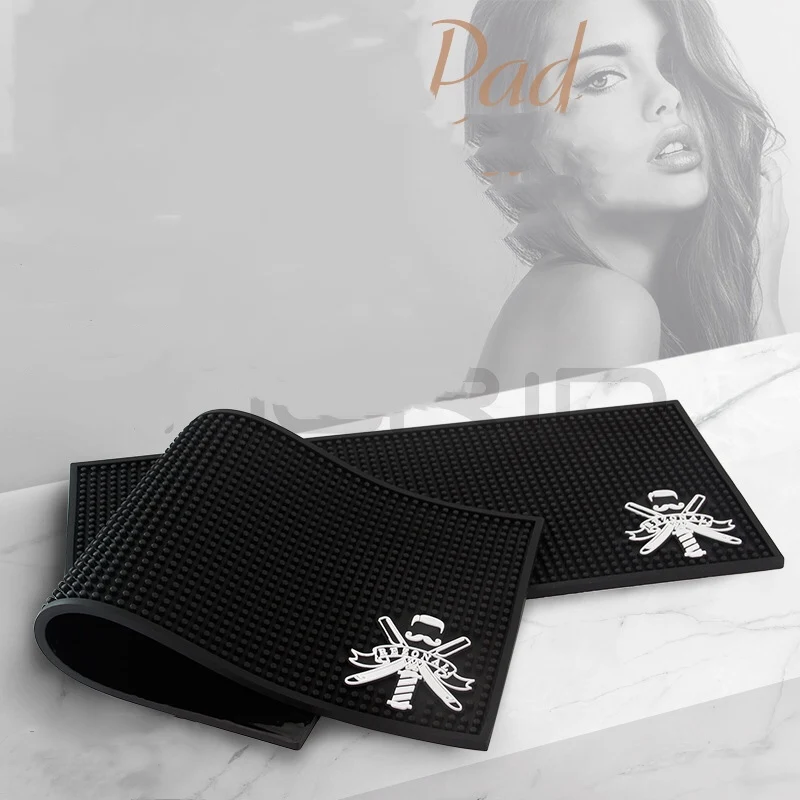 Парикмахерская парикмахерский коврик салон черный гибкий Противоскользящий ПВХ