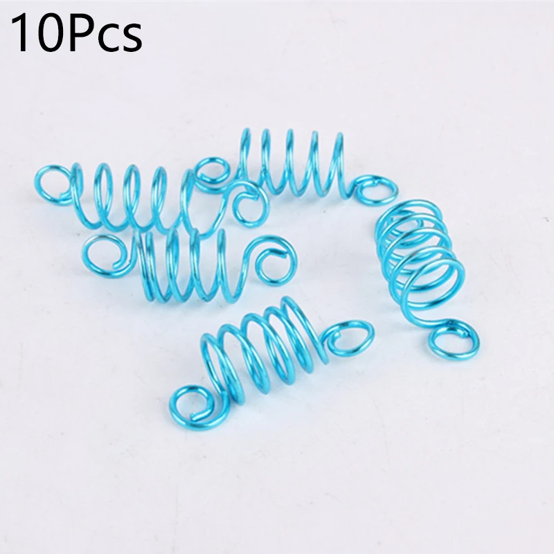 10 шт./лот катушка для волос дреды плетеные бусины парик ювелирные изделия кольцо