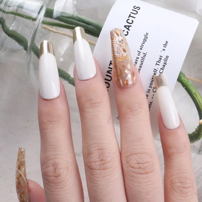 

TSZS mineral Copper nail sequins Paillette Chip Nail Jewelry DIY Nail Art Design Decoration