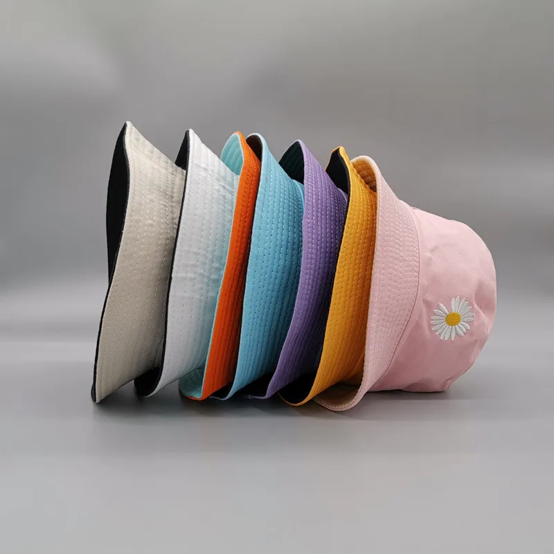 Панама двухсторонняя унисекс в стиле Харадзюку женская уличная шляпа для