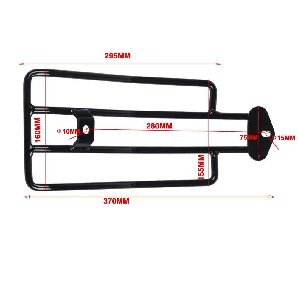 Черная подставка для багажа на заднее сиденье мотоцикла H Sportster Iron XL 883 1200 2004-2019 2018