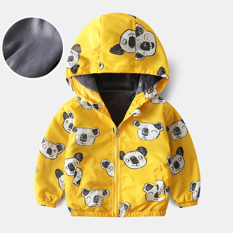 Детская одежда для маленьких мальчиков и девочек осенне зимняя модная Вельветовая ветровка на молнии с