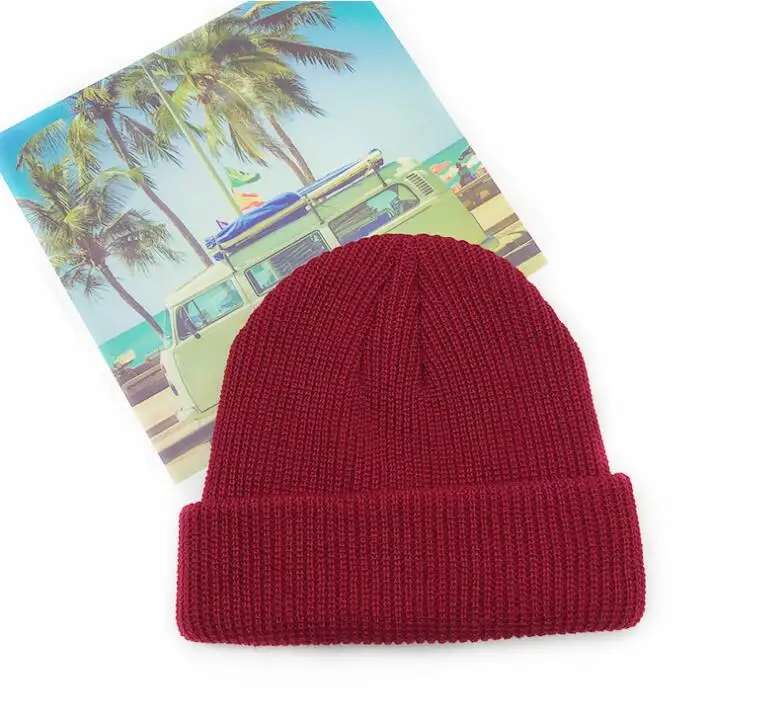

202 Unisex Winter Warm Beanies Knitted Solid Hat for Men Women Stretch Soft Cap