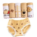 Трусы женские с принтом, хлопковые, 5 шт.компл.