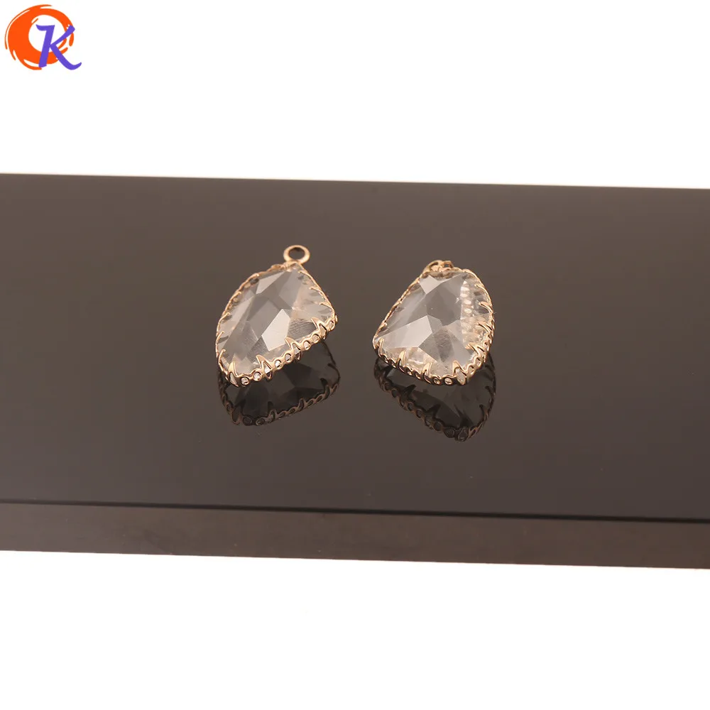 

Cordial Design 40Pcs 16*32MM Jewelry Accessories/Hand Made/Pendant/Earring Connectors/DIY Making/Crystal Charms/Earring Findings