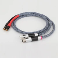 yter high quality audio cable 2 rca male to 2 xlr hifi plug 3 pin female interconnect cable hifi