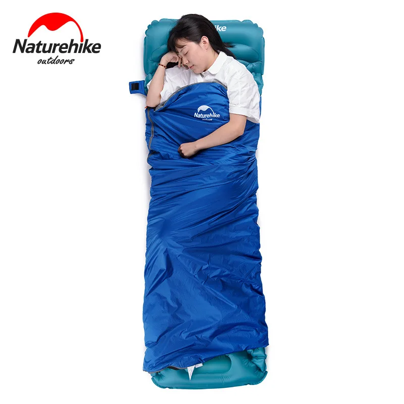 Naturehike Camping Sleeping Bag Envelope Ultralight Splicing Outdoor Fleabag 3 Seasons Travel Sack | Спорт и развлечения