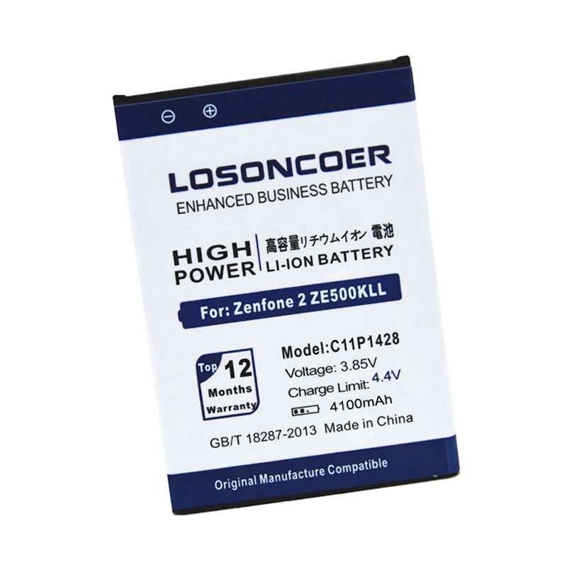 LOSONCOER 4100 мАч C11P1428 B11P1428 Аккумулятор для Asus Zenfone 2 ZenFone2 Laser " ZE500KL ZE500KG Z00ED Аккумуляторы для телефонов