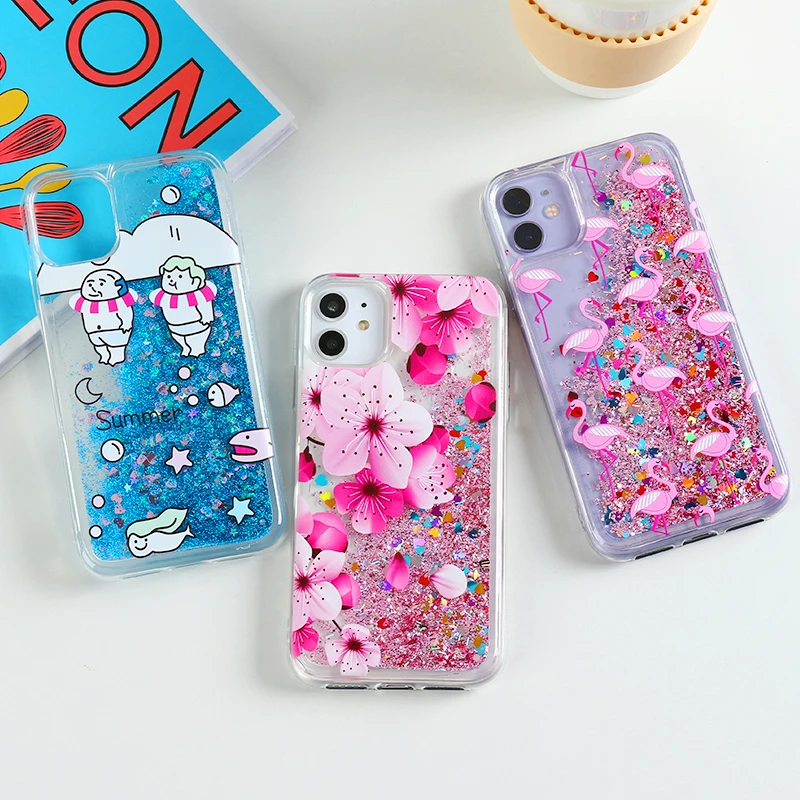 

Liquid Dynamic Case For Huawei Y6 2019 Cases Luxury Glitter Fundas Huawei P Smart 2021 Z Y9 PRIME Y7 2019 Y7A y7A PSmart Covers