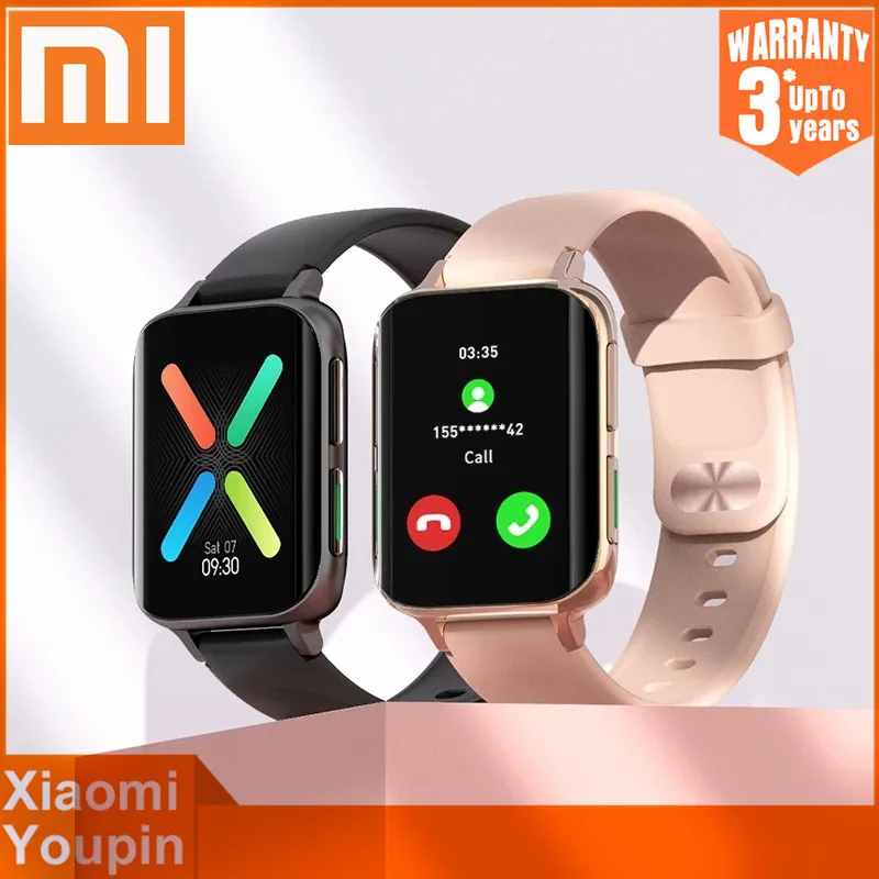 

Новинка 2021, Смарт-часы Xiaomi для мужчин и женщин, часы с циферблатом и вызовом, водонепроницаемые Смарт-часы, MP3-плеер для OPPO, Android, Apple, Xiaomi