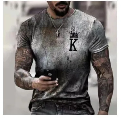 

Спортивная футболка с принтом, летняя футболка с круглым вырезом, размера плюс г., самый модный уличный стиль в 2021 г.