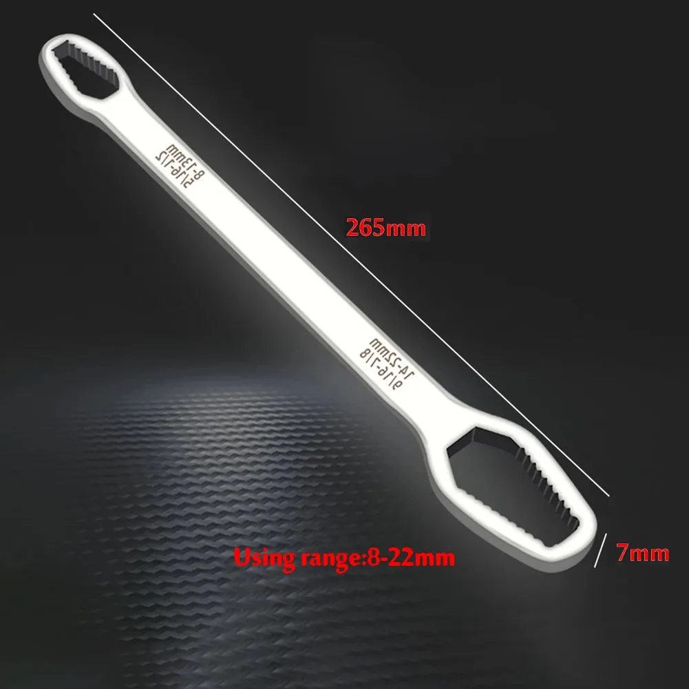 

8-22MM Wrench Bicycle Chrome Vanadium Steel Double-Head For Car Multifunction
