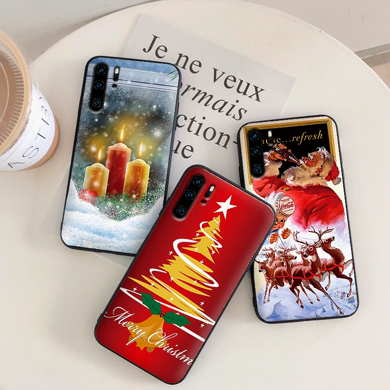 Для huawei P8 P9 Mini P10 P20 2019 P30 LITE для P Smart Z 2018 Pro Чехол телефона оболочка Рождественский