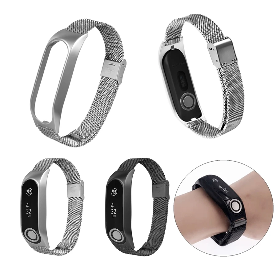 Ремешок из нержавеющей стали Миланская петля ремешок для Tomtom Touch замена часов