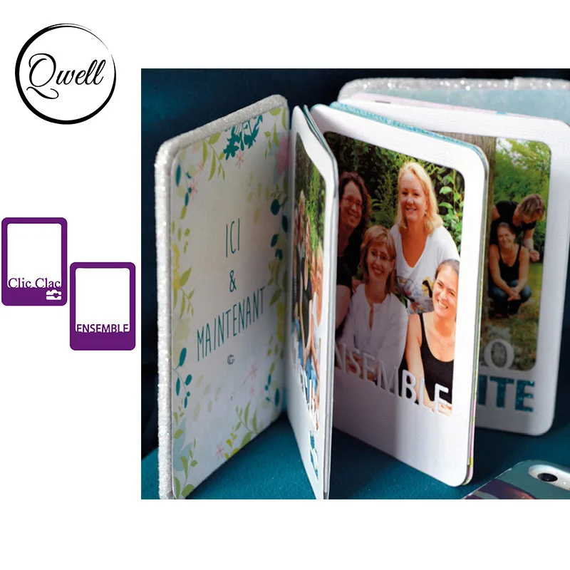 Оригинальные режущие штампы QWELL для скрапбукинга и изготовления карт ремесло