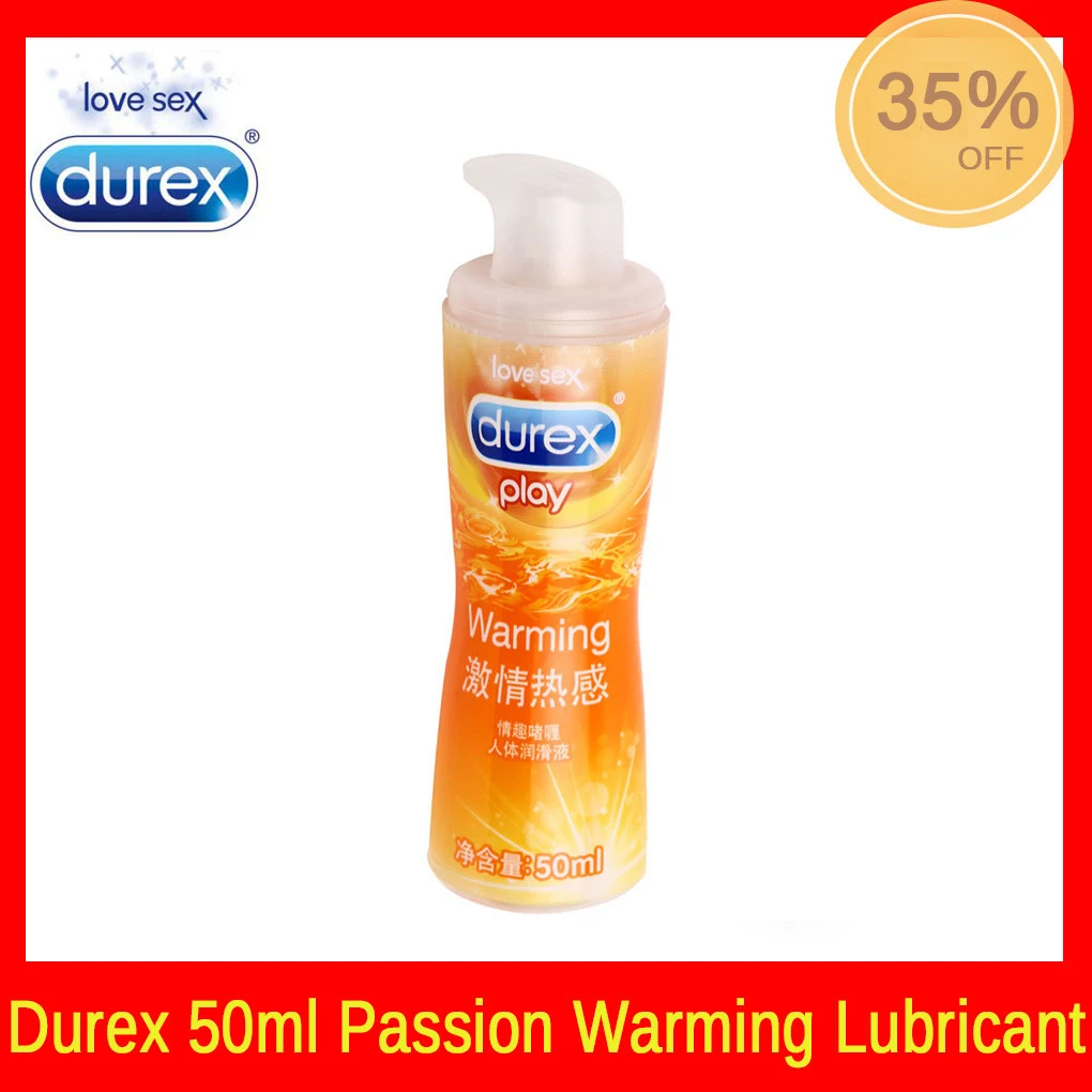 Durex ОРИГИНАЛ 50 мл страсть потепление Секс Смазка человеческого тела женщин спа