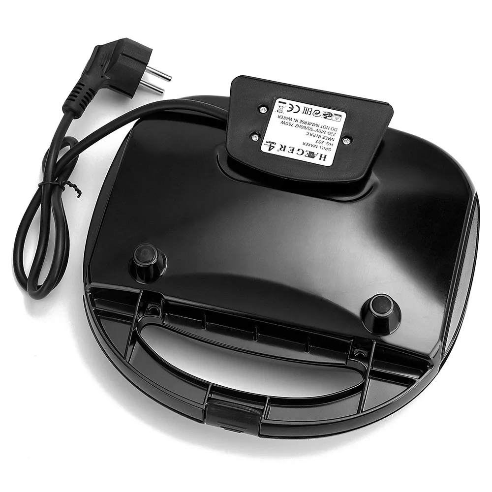 Электрический аппарат для приготовления вафель 750 Вт Железная машина сэндвичей