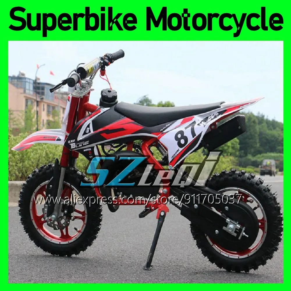 

49cc Real Superbike mini ATV off-road vehicle mountain bike small motorcycle 2Stroke vehicle hill bikes beach sports car Scooter