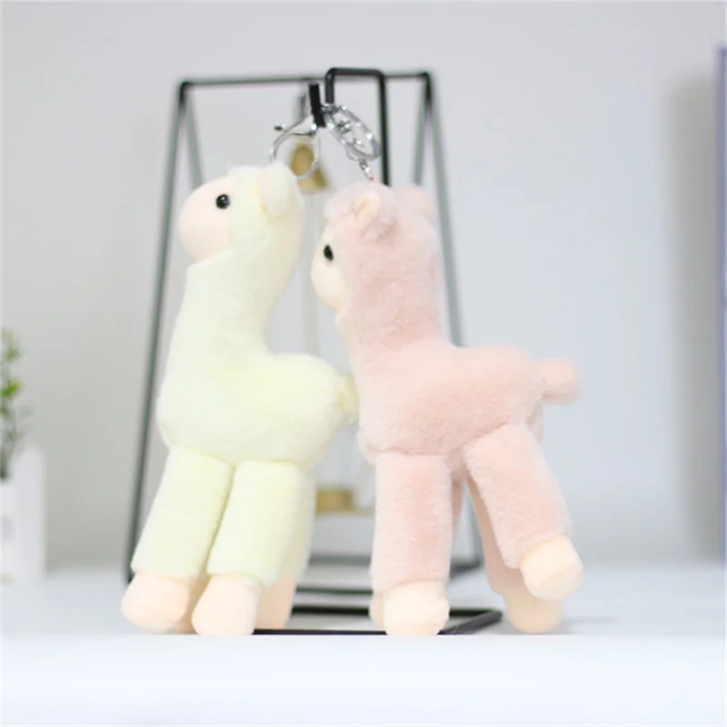 Плюшевый брелок с альпакой милая кукла-животное мягкая хлопковая плюшевая кукла