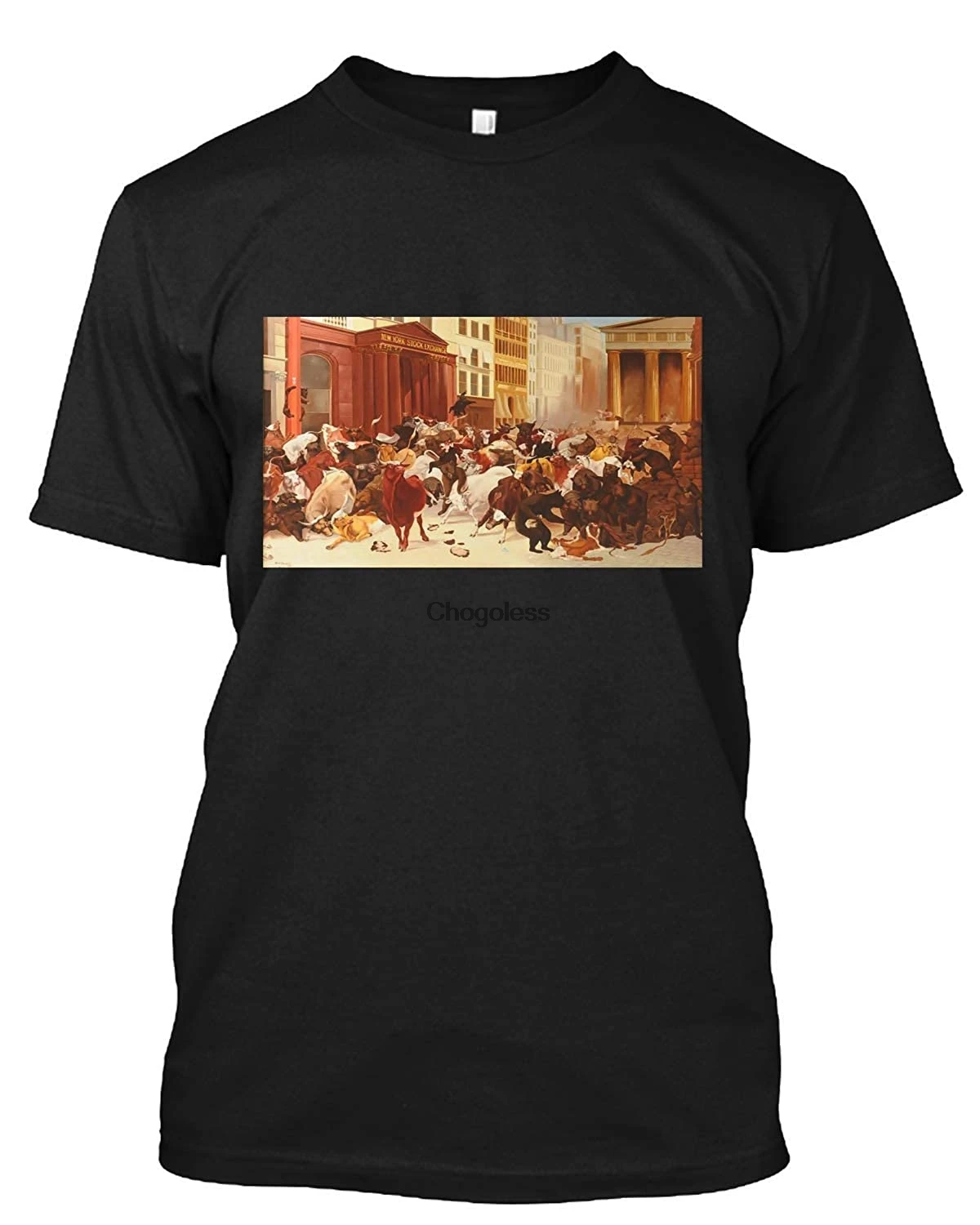 Футболка с изображением буллов и медведей на рынке Подарочная футболка для