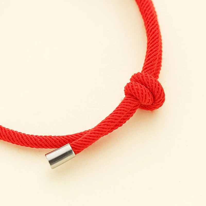 2Pc Minimalist Sun and Moon Lovers Matching Friendship Bracelet Rope Braided Couple Magnetic Distance Kit Lover Jewelry | Украшения и