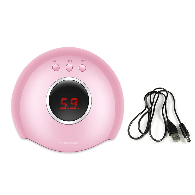 Lamp with USB cable Звезда 6 УФ лампа для ногтей 24 Вт Гель-лак Сушилка Гель-лак лампа светодиодный лампа для ногтей - Цвет: Lamp with USB cable