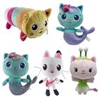 Новинка 2021, 26 см, кукольный домик Gabby, плюшевая игрушка, Мультяшные мягкие животные, Русалка, кошка, плюшевые куклы для детей, рождественские подарки на день рождения