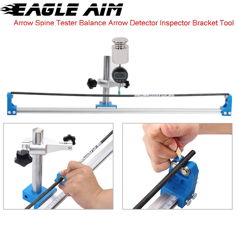 

Arrow Inspector Checker Archery Arrow Spine Tester Balance Arrow Detector Inspector Bracket Tool for Outdoor Shooting Arrow DIY
