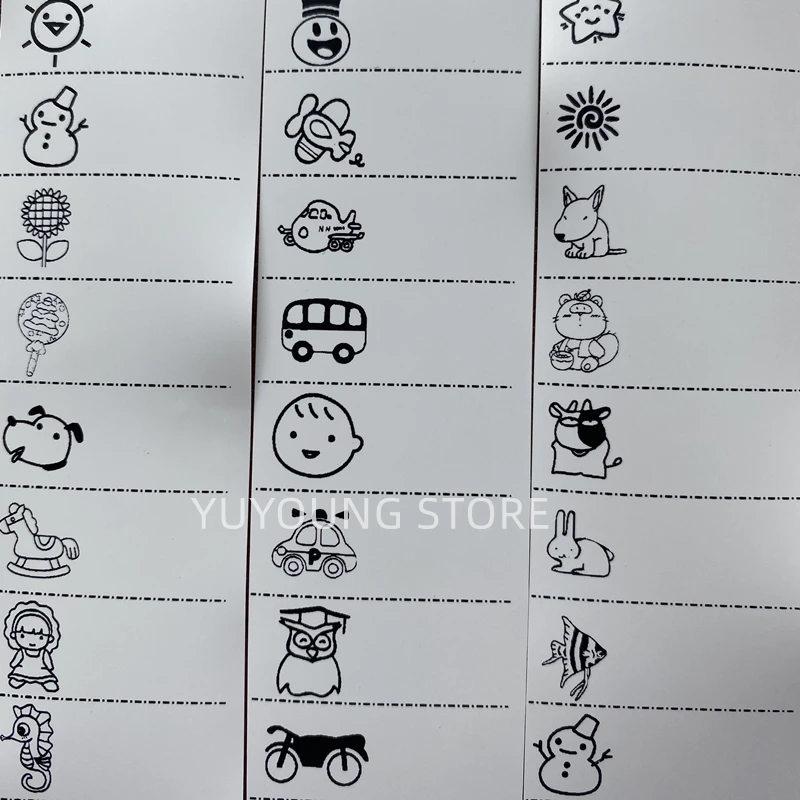 50/100 шт. белые моющиеся наклейки для одежды тканевые Маркер тегов набор этикетки