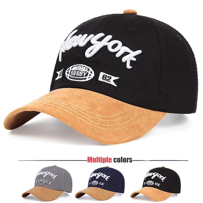 

2021HOT New York embroidery retro cotton women's hat sun hat snapback hip hop hat baseball cap adjustable stitching dad hat