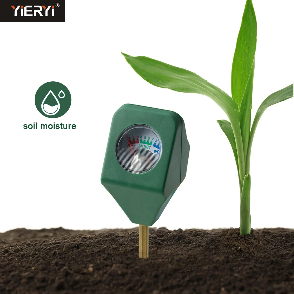 

Mini Size Soil Moisture Meter Humidity Tester Hygrometer Metal Sensor Water Test Analyzer Instrument for Garden Plant Farm Tool