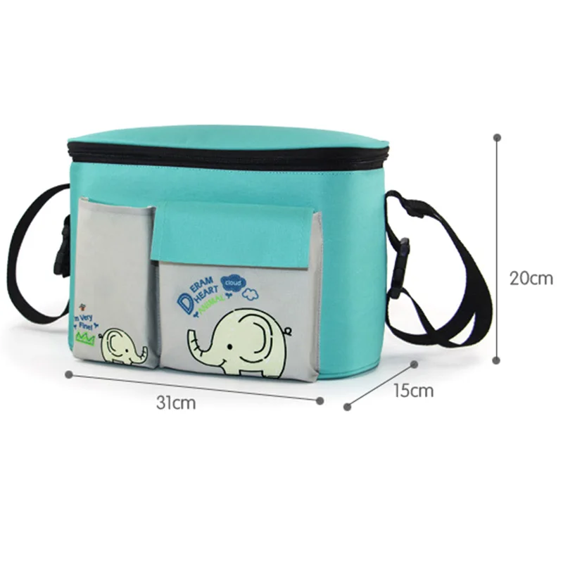 Сумка для подгузников органайзер детской коляски подвесная сумка вместительный