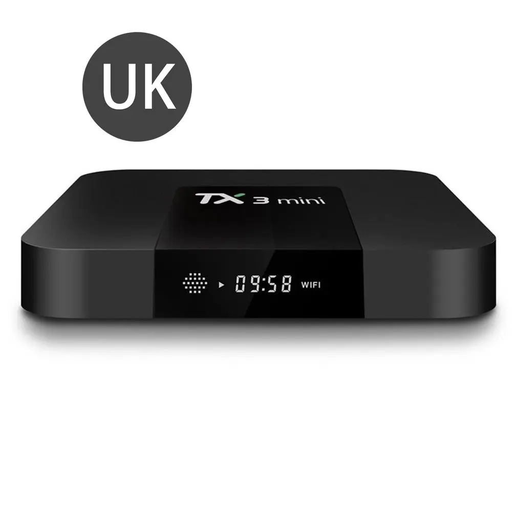 Мини-ТВ-тюнер TX3 умная быстрая работа Wi-Fi умный четырехъядерный комплект
