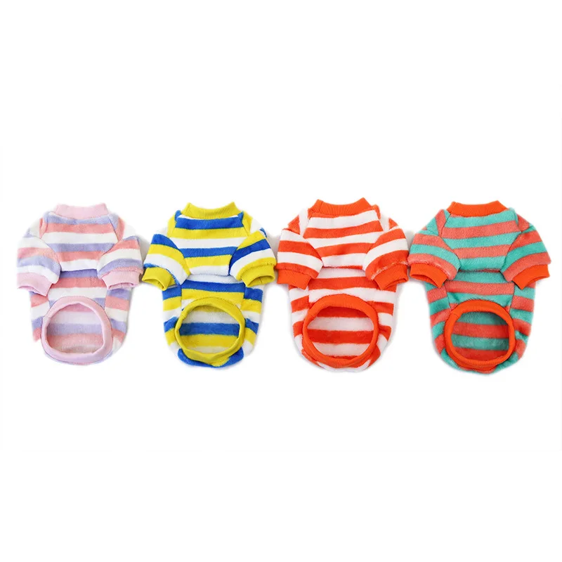 Свитера для собак радужных цветов Теплая Зимняя одежда свитера Рождественская