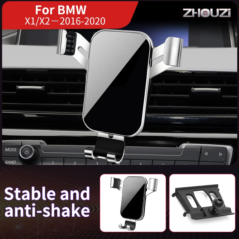 

Car Mobile Phone Holder For BMW X1 X2 F39 F47 F48 F49 2016-2020 Mounts Stand GPS Gravity Navigation Bracket Car Accessories
