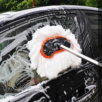 soft milk silk hair car wash mop head dry and wet strong absorbent window washing auto cleaning brush mop tools