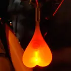 Задний силиконовый фонарь для велосипеда, задний фонарь с шариками, креативный велосипедный водонепроницаемый ночной светодиодный предупреждающий фонарь, лампа в виде яйца