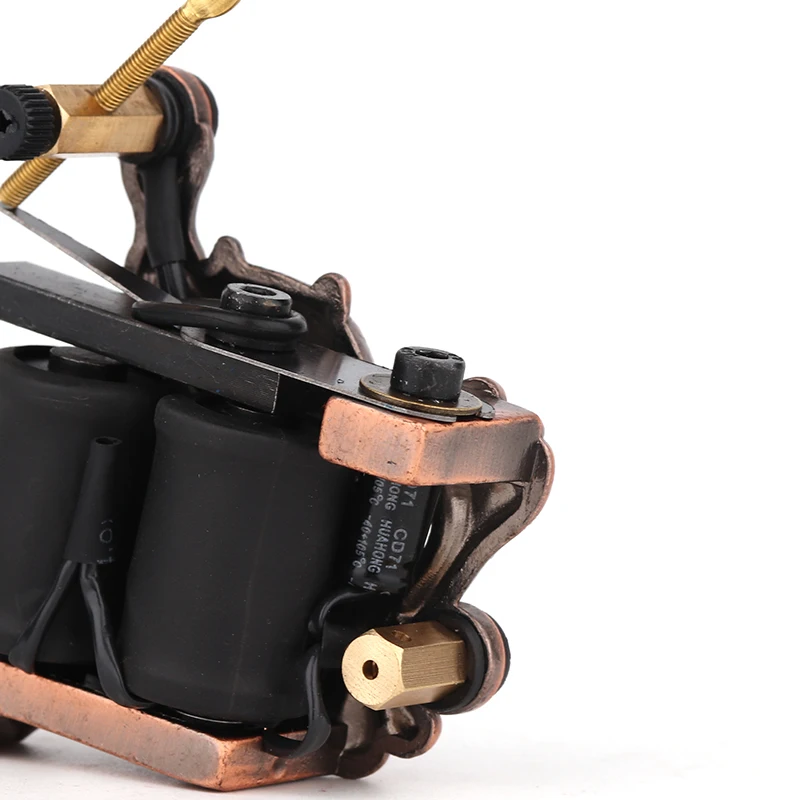 Новейшая дешевая Татуировка машины пистолет мозговые ручные тату 10 обмоток