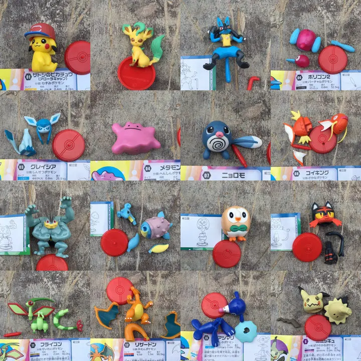 Фигурка покемона из натурального груза смешная сборная игрушка в виде
