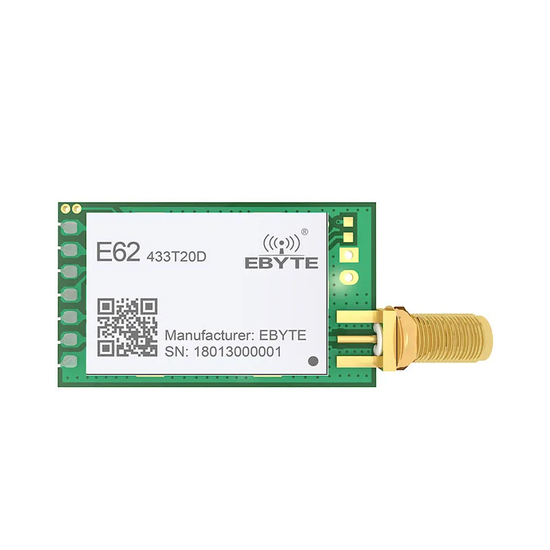 Full Duplex RF Module UART 433MHz 20dBm SMA-K Antenna DIP E62-433T20D Wireless Transceiver Transmitter Receiver high reliability