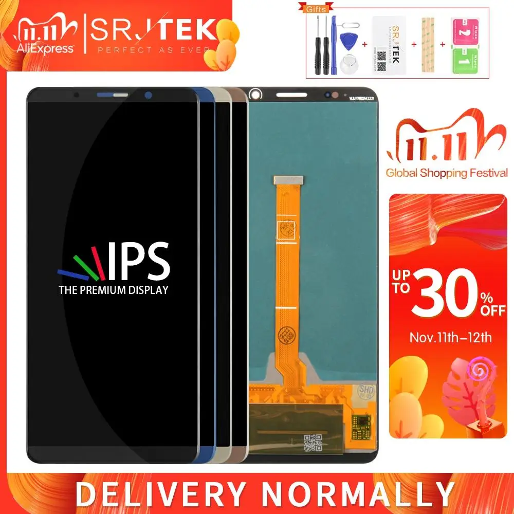 Оригинальный ЖК дисплей 6 0 дюйма для HUAWEI Mate 10 Pro сенсорная стеклянная панель