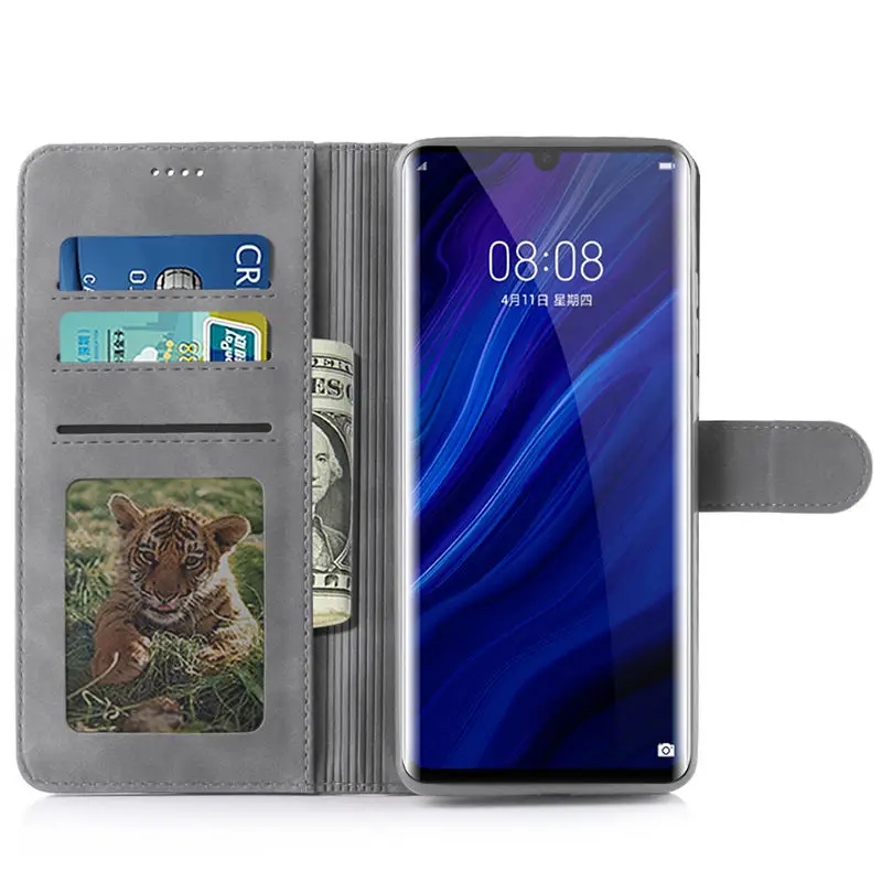 Роскошный кожаный чехол в стиле ретро для huawei P30, чехол-книжка с подставкой, чехол-книжка для телефона huawei P30 Lite, чехол для huawei P30 Pro